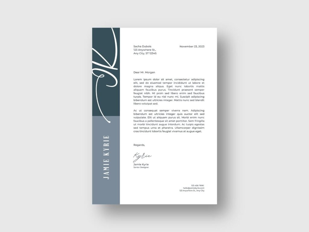 Architectural Company Letterhead Design