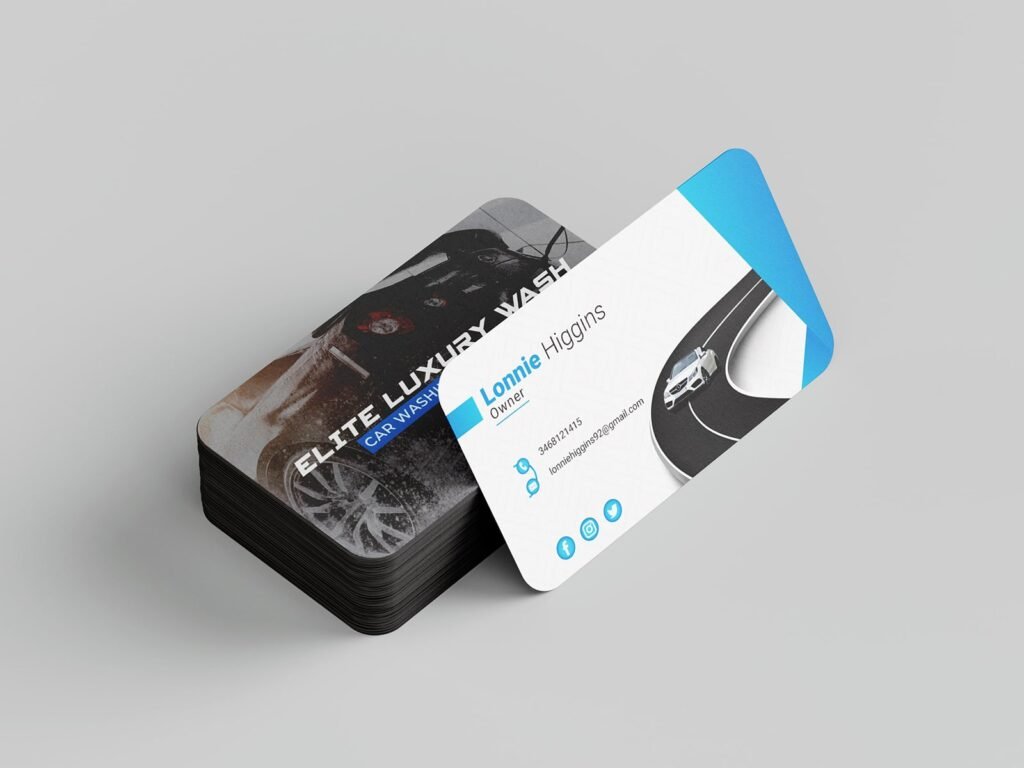 Car Washing Company Business Card