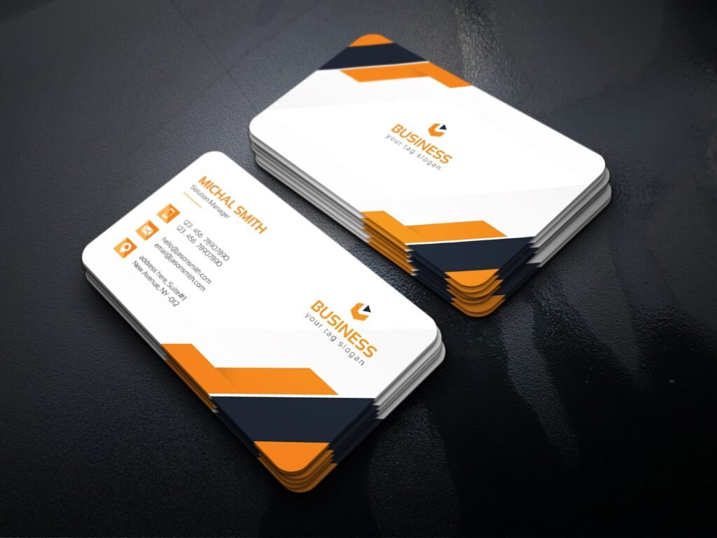 Corporate Company Manager Business Card