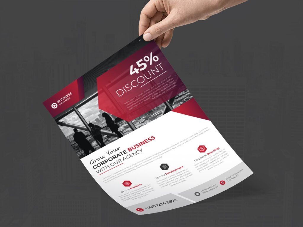 Corporate Company Marketing Flyer