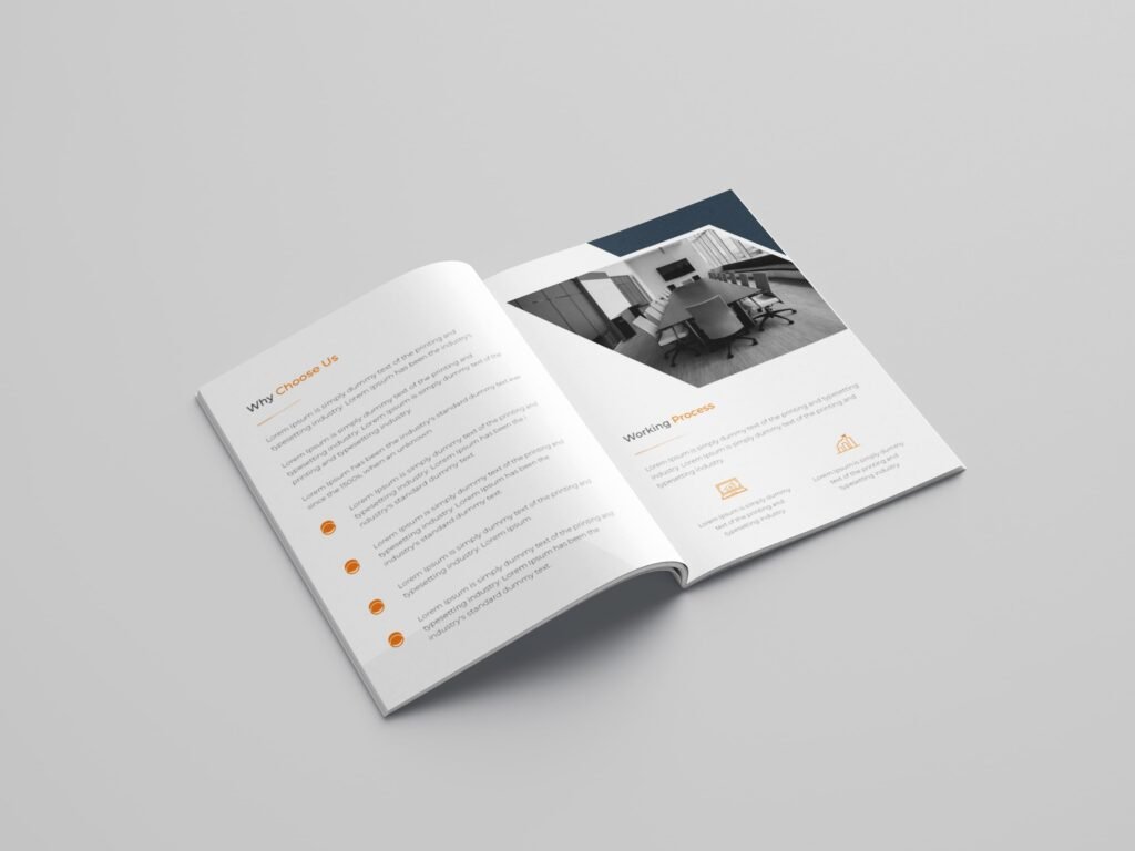 Bi-fold brochure - Creative Guide Agency