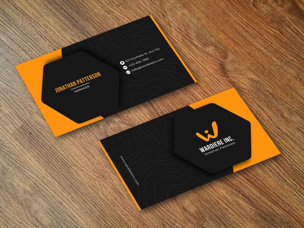 Furniture Company Manager Business Card