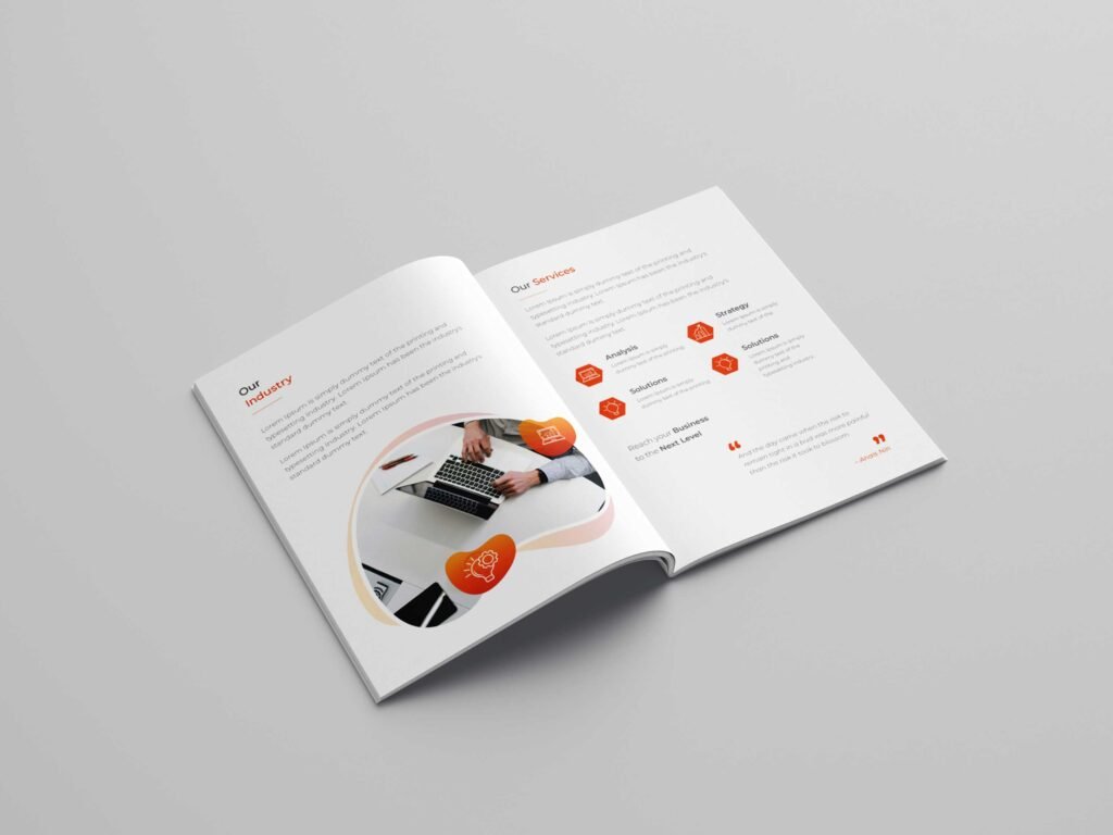 Marketing Company Bi-Fold Brochure