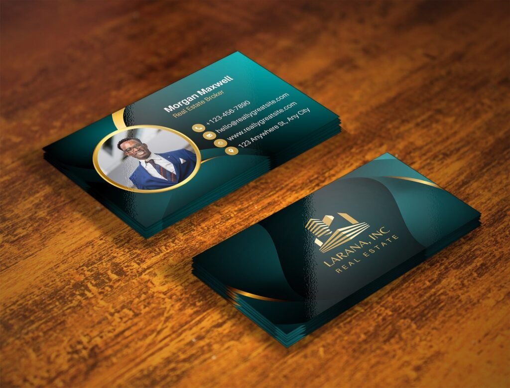 Real Estate Broker Business Card - Larana, Inc.