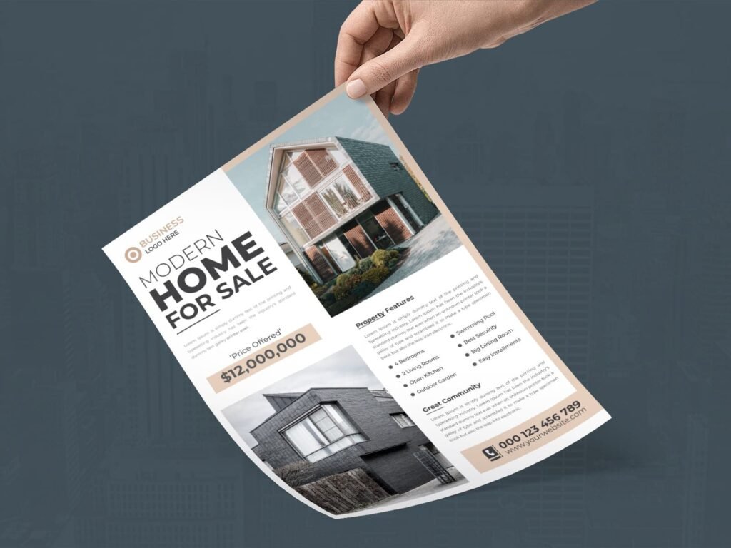 Real Estate Flyer Design