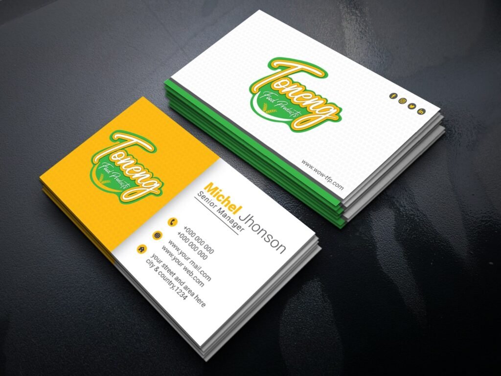 Toneng Food Products Company Identity Card