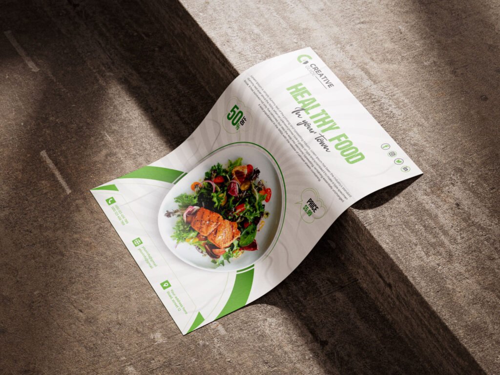 Western Restaurant Marketing Flyer Design