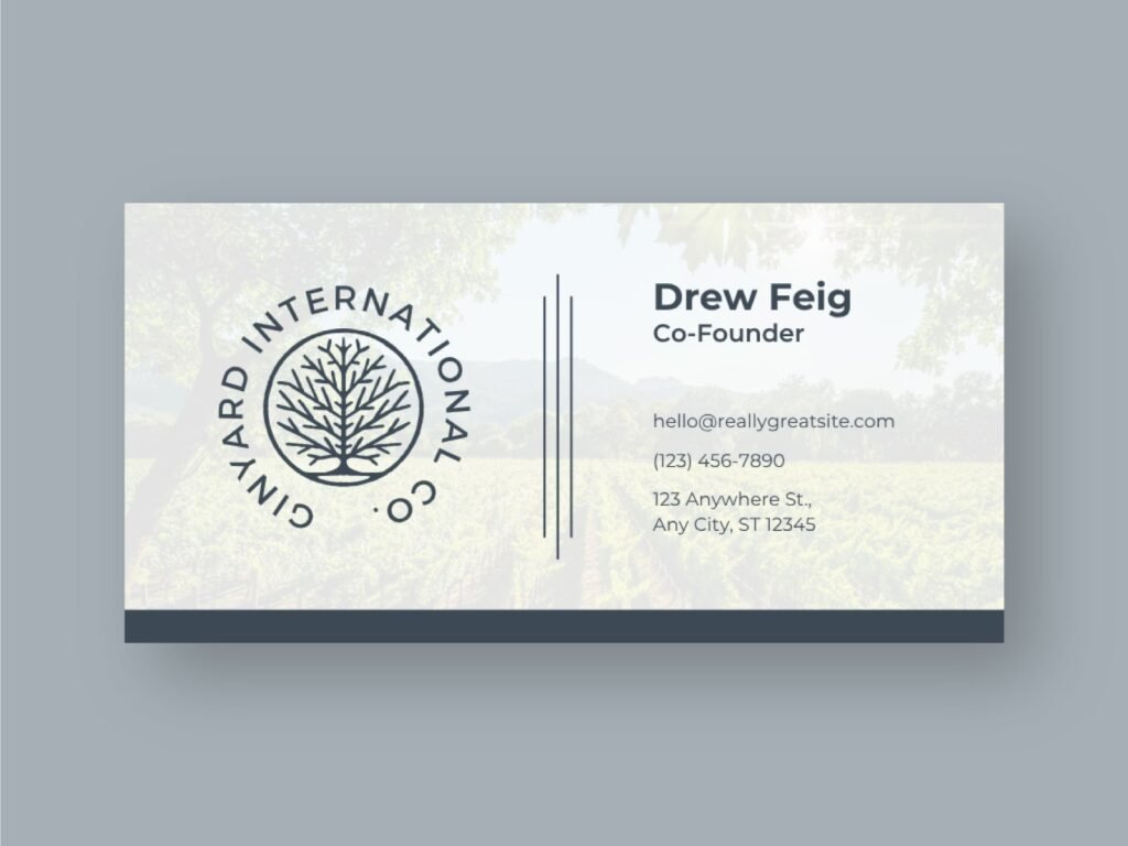 Cinyard International Company Email Signature Design