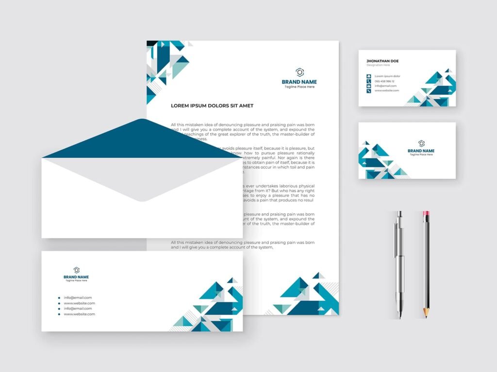Construction Company Marketing Stationary Design