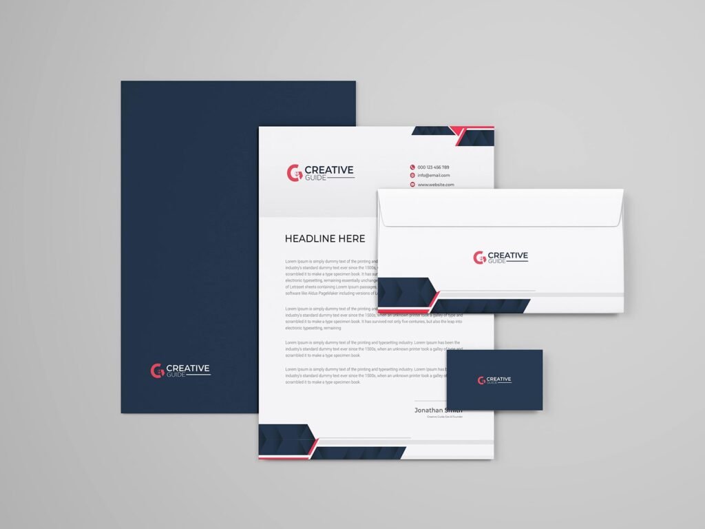 Corporate Marketing Agency Business Stationery Design