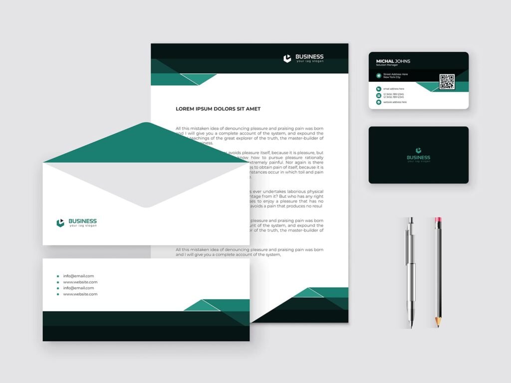 Corporate Marketing Agency Stationery Design