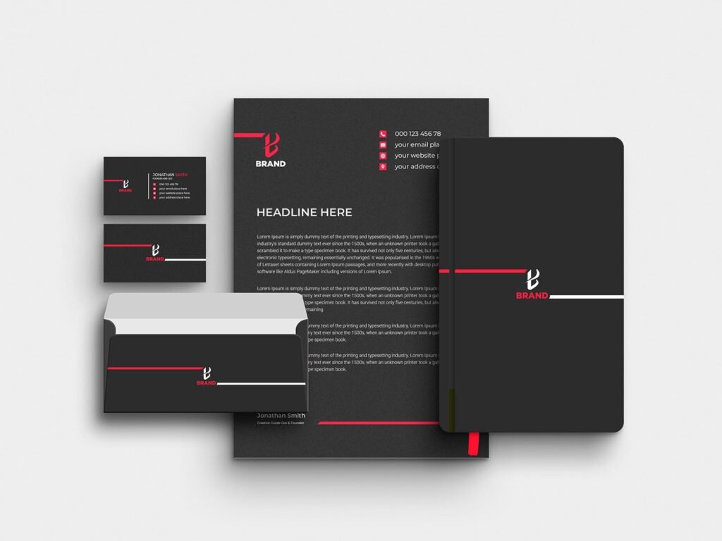 Corporate Marketing Business Stationery Design