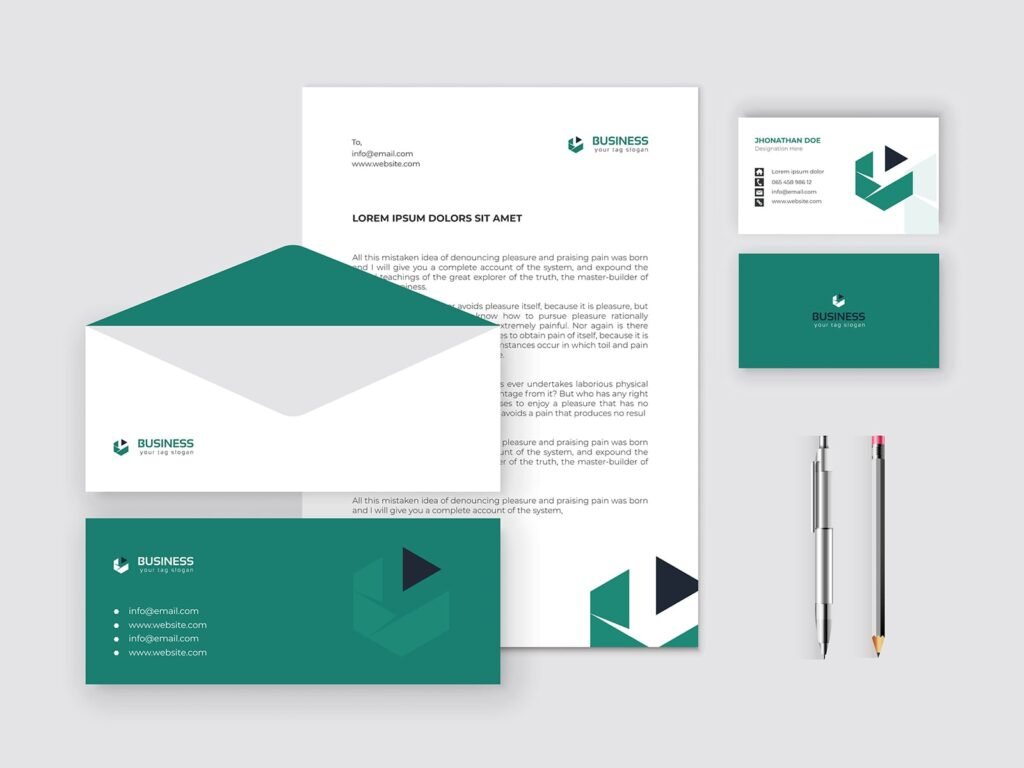 Diagnostic Center Branding Stationery Design