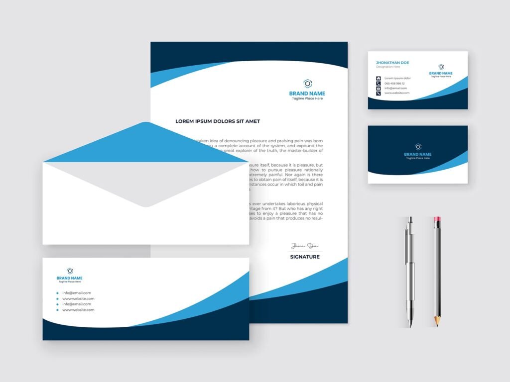 Education Academy Branding Stationary Design