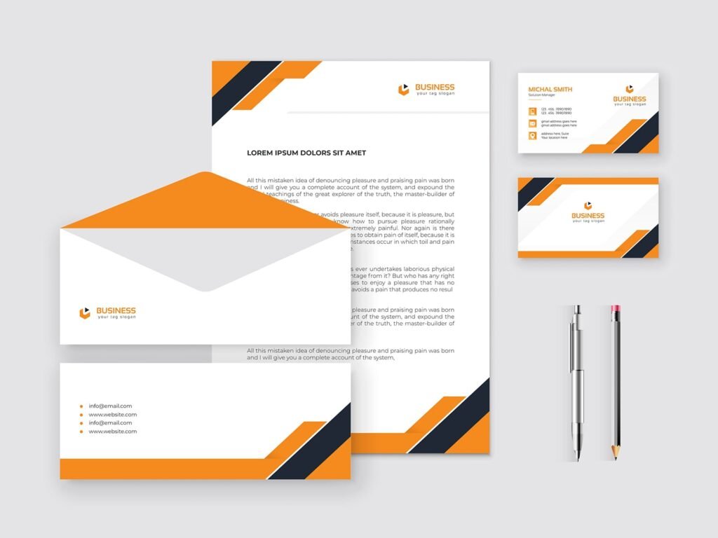 Real Estate Company Stationery Design