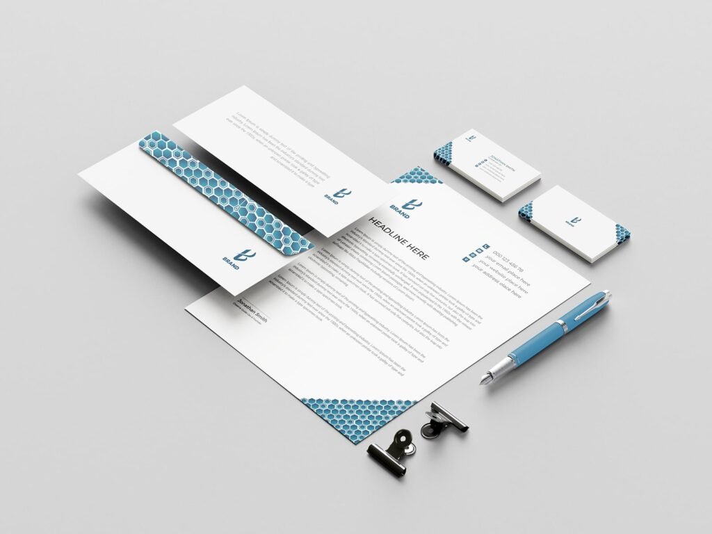 Transportation Company Branding Stationery Design