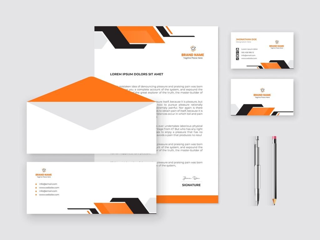 Travel Agency Stationary Design