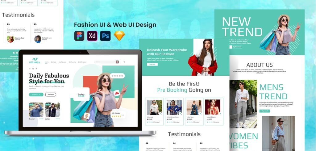 Fashion Store Website Design
