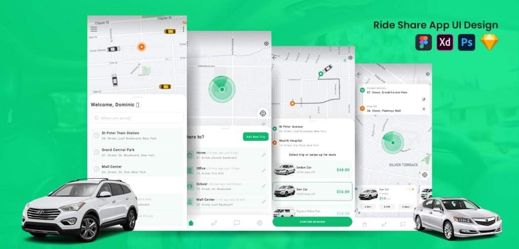 Ride Sharing App Design and Development