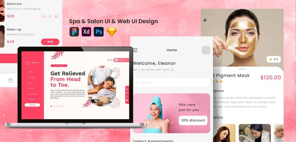 Spa & Salon Website Development
