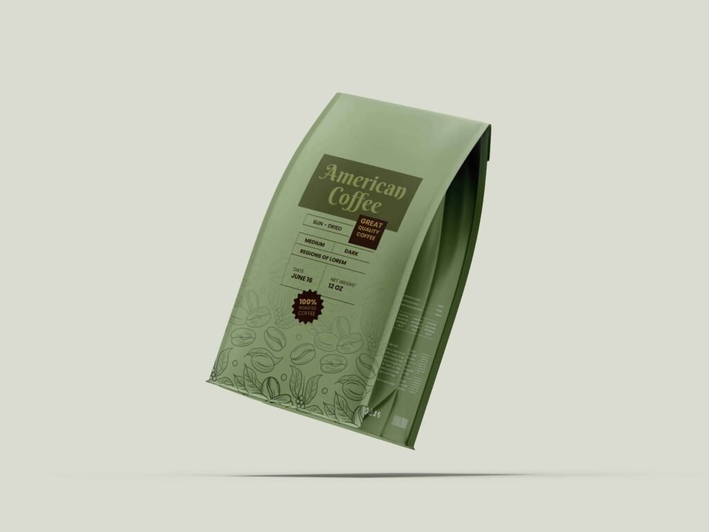 American Coffee Pack Design