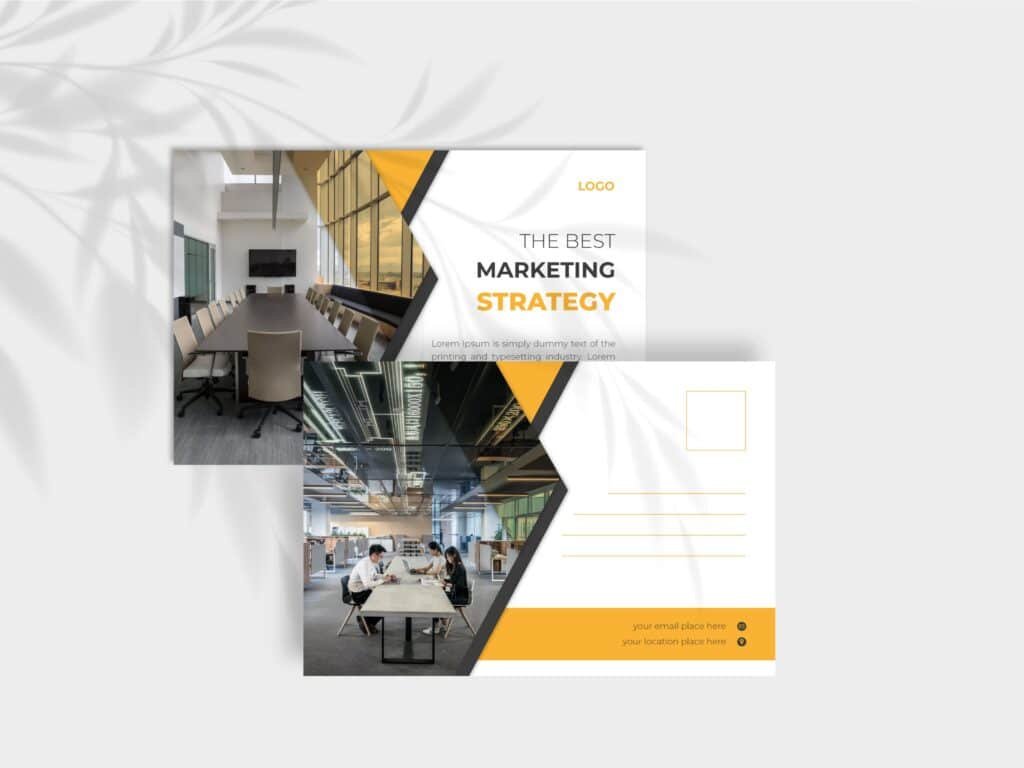 Digital Marketing Company Post Card Design