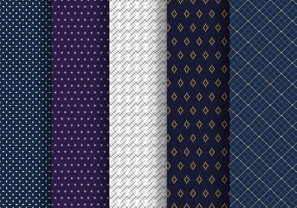 Geometric Tie Pattern Design