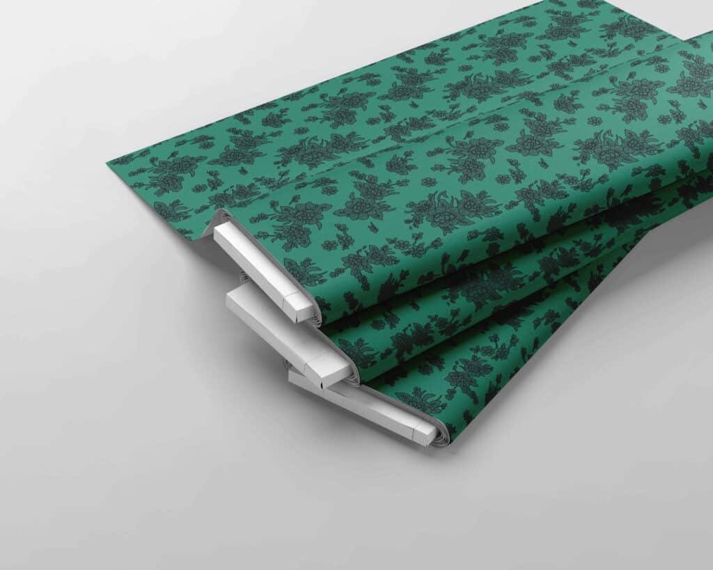 Hand-Drawn Fabric Bolt Pattern