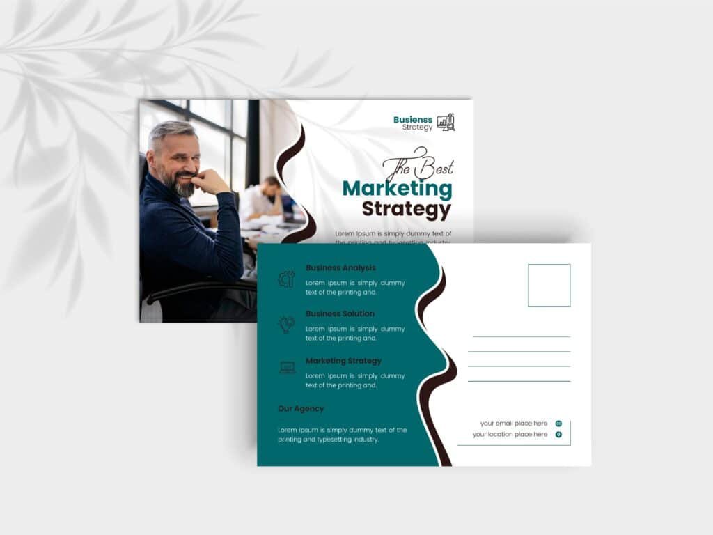 Marketing Consultancy Agency Post Card Design