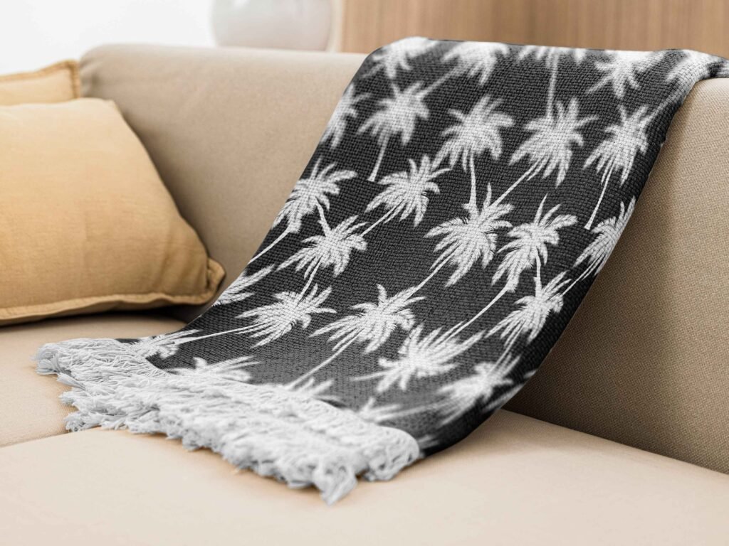 Plam tree reapeted pattern