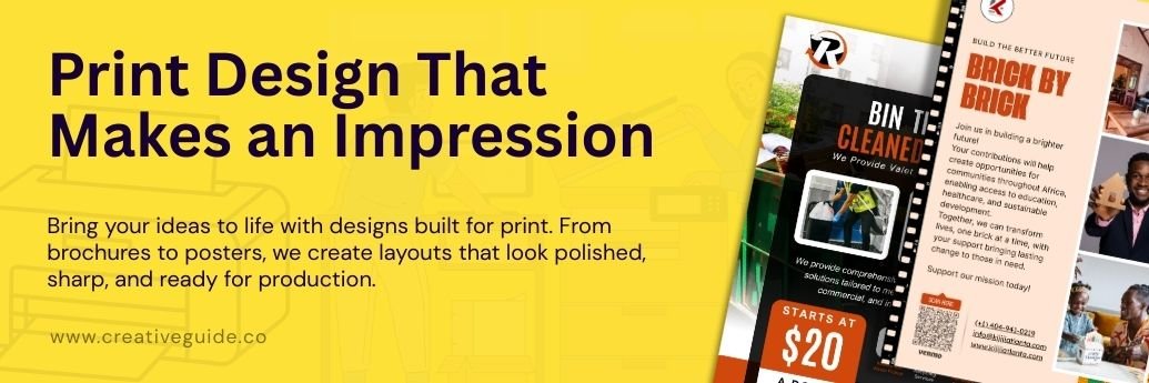 Print Design that makes an impression - Marketing Promotion Design