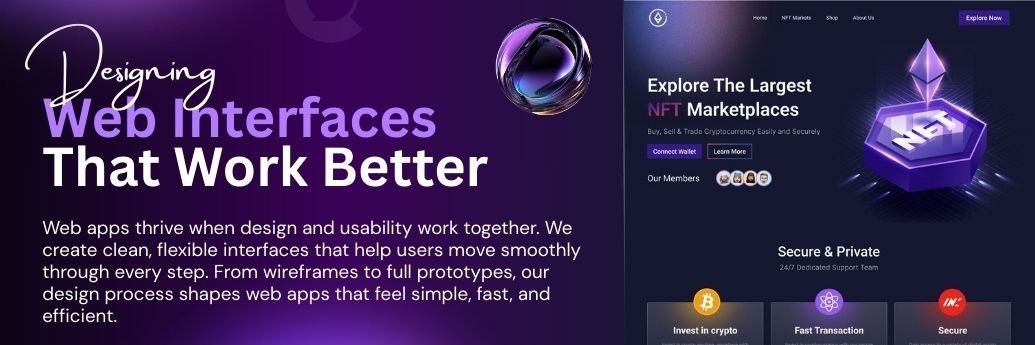 Web APP UI UX Design Services