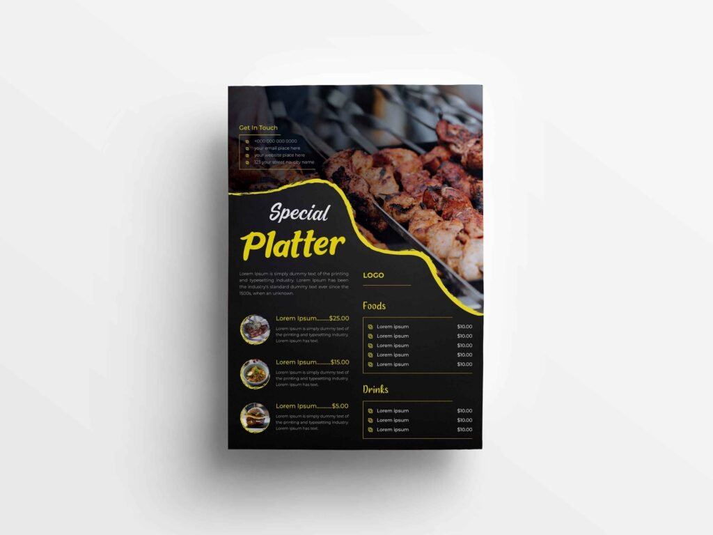 Panorama Restaurant Menu Design - Creative Guide