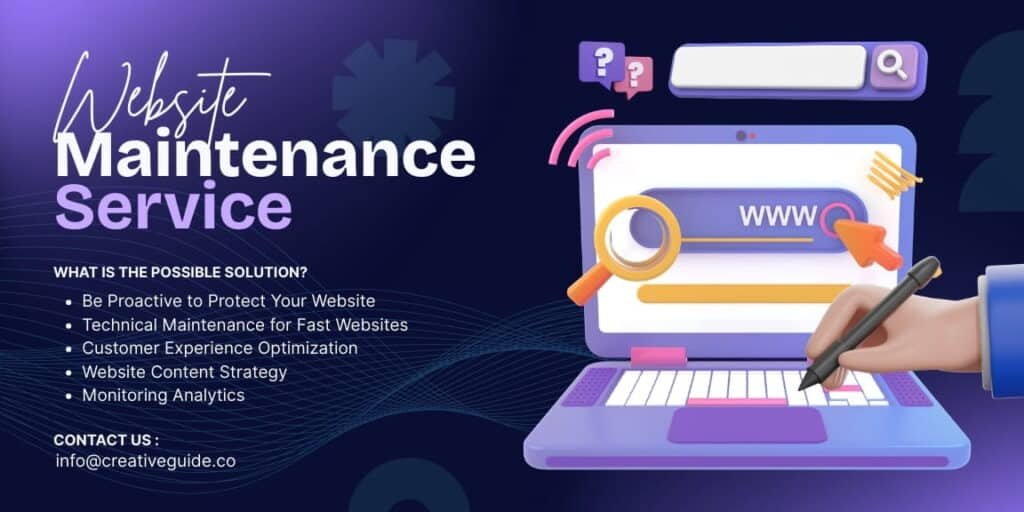 Website Management Service - Creative Guide