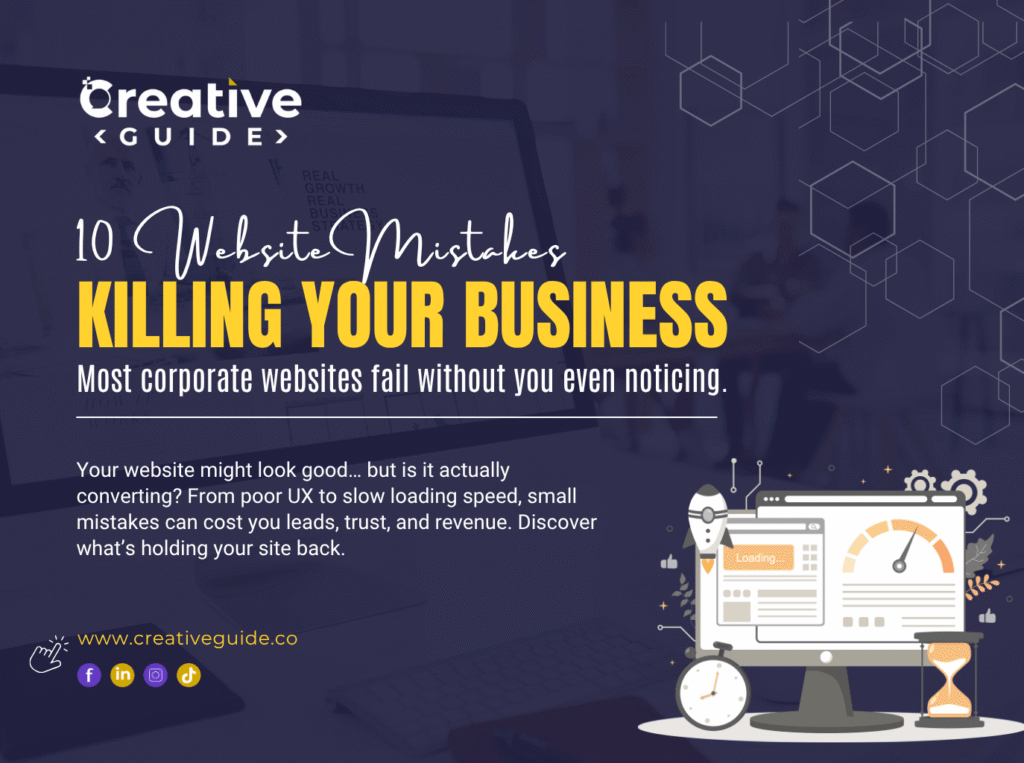 10 website mistakes killing your business