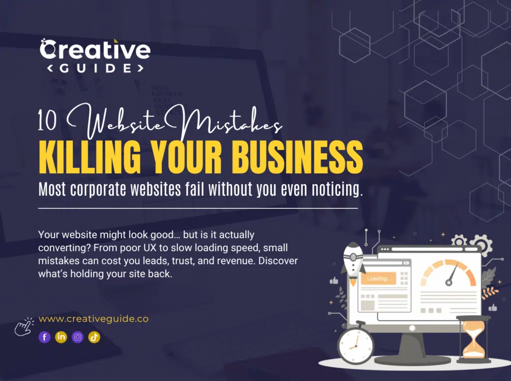 10 website mistakes killing your business